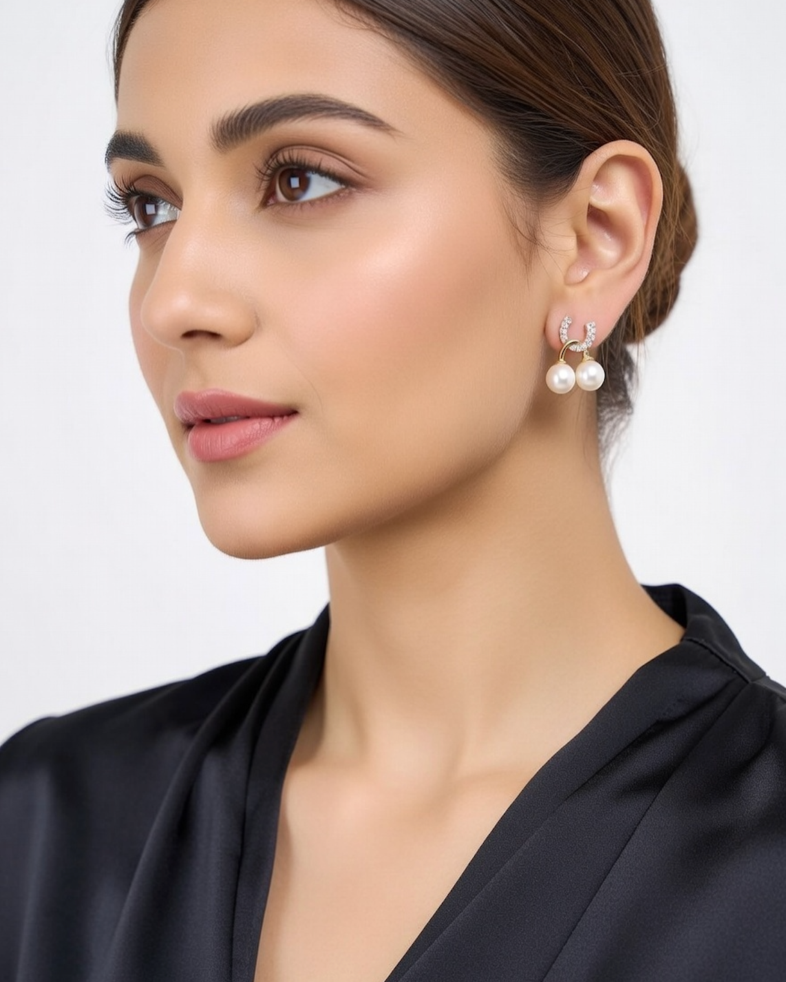 Celeste Pearl Drop Earrings