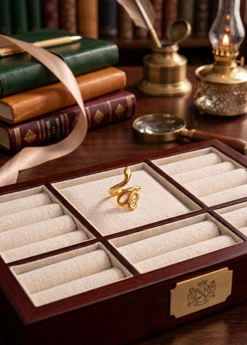 Adjustable Snake Ring